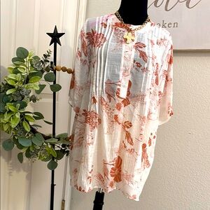 Floral Button-Down Blouse
BIG DIVORCE SALE